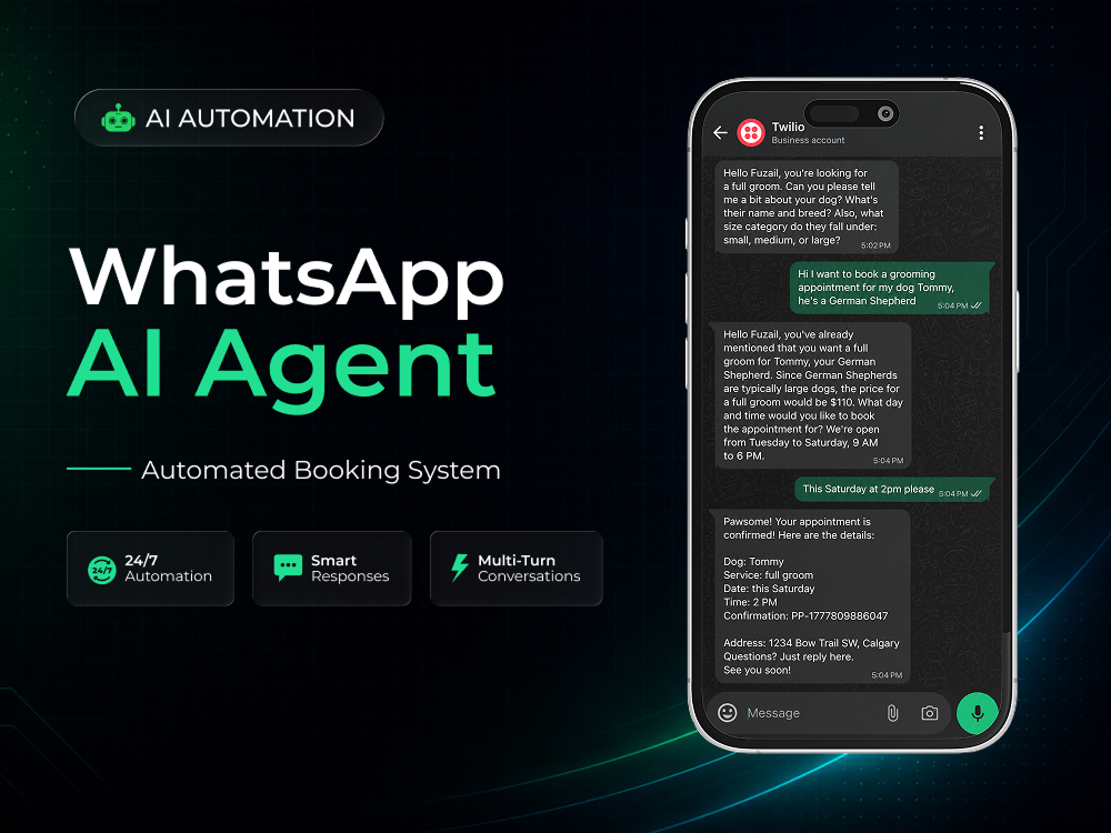 WhatsApp AI Booking Agent