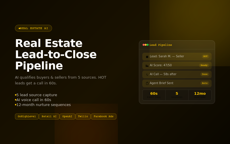 Real Estate Lead Pipeline